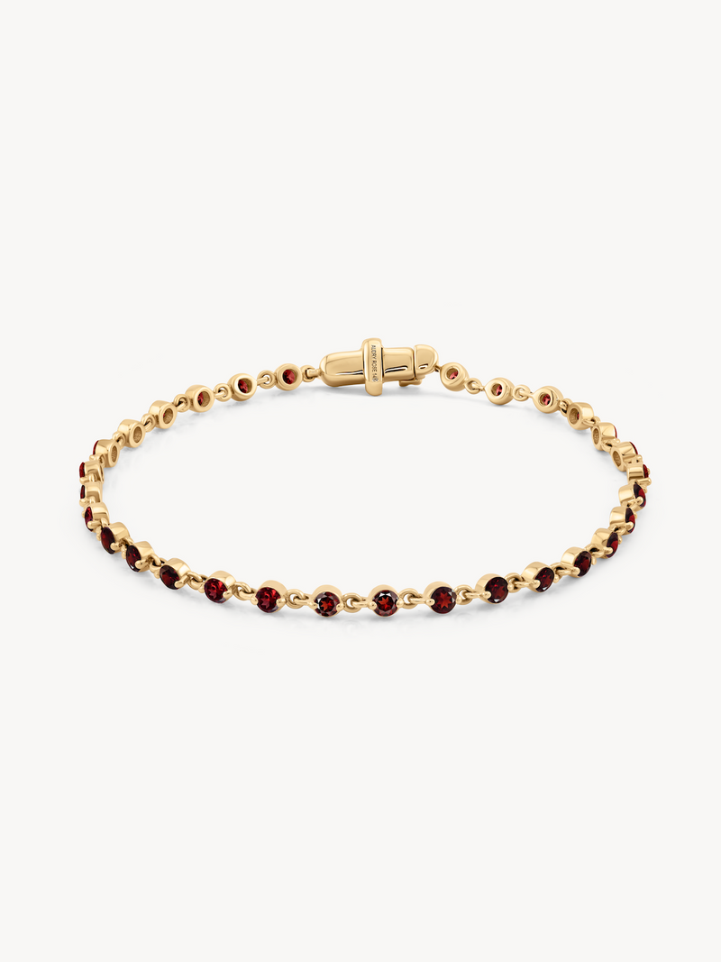Wrapped in Garnets Bracelet