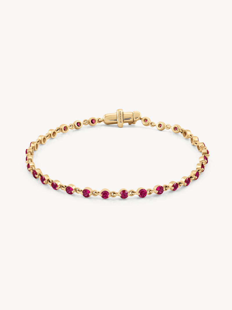 Wrapped in Rubies Bracelet