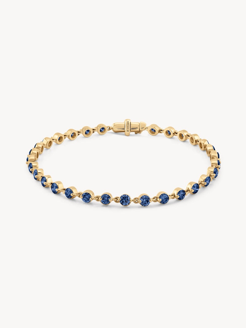 Wrapped in Blue Sapphires Bracelet