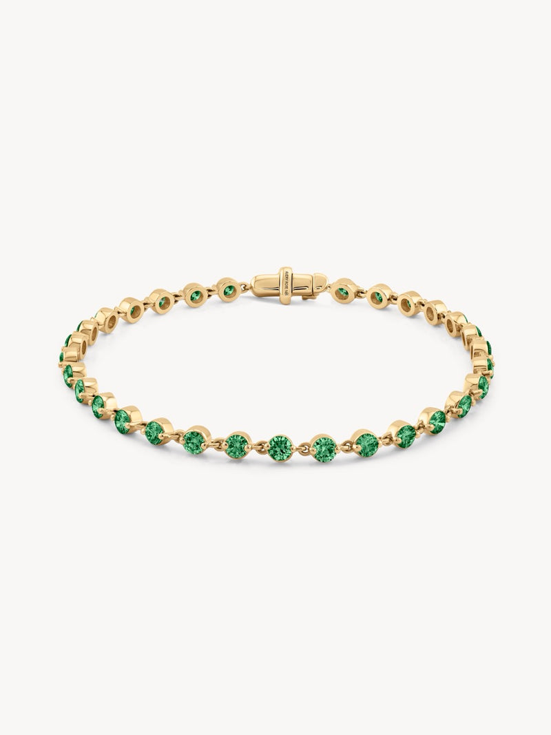 Wrapped in Emeralds Bracelet