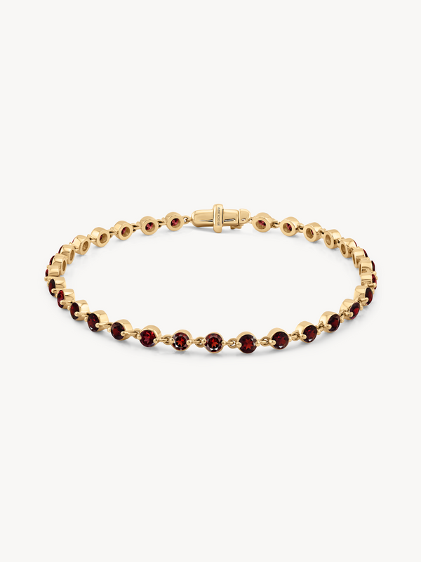 Wrapped in Garnets Bracelet