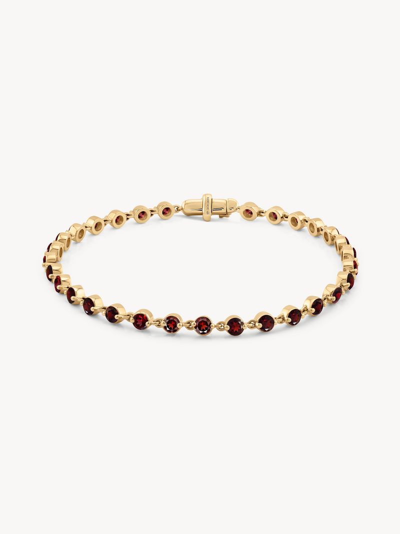 Wrapped in Garnets Bracelet