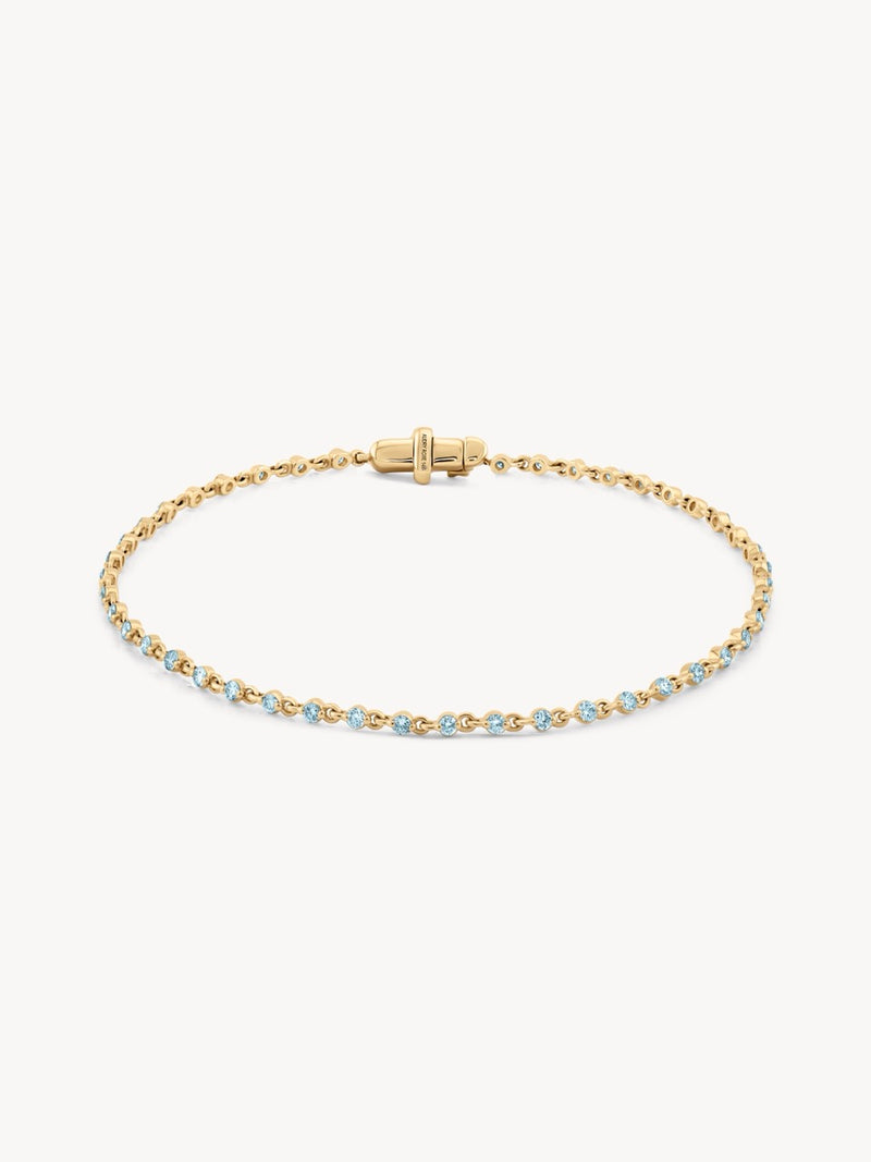 Wrapped in Aquamarines Bracelet