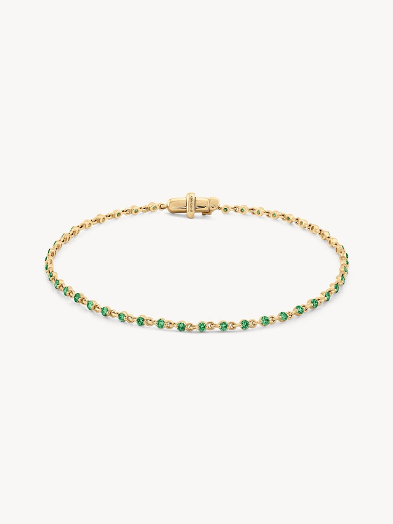 Wrapped in Emeralds Bracelet
