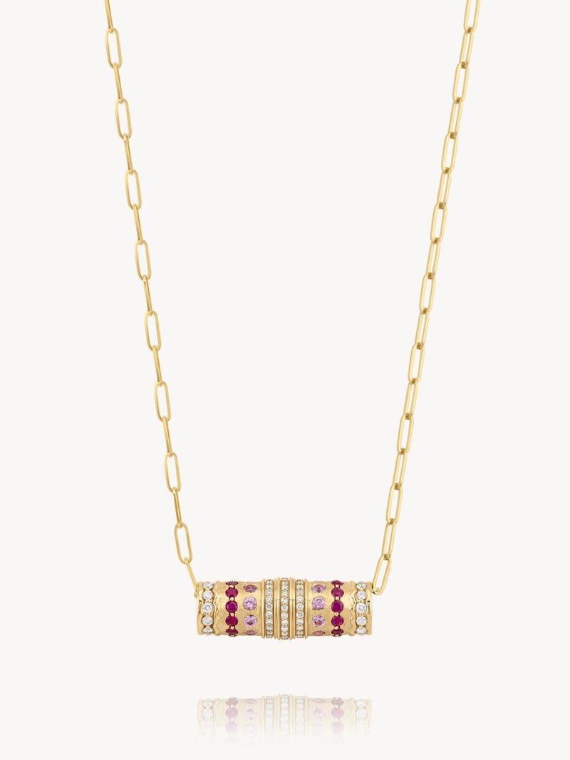 Tiered Barrel Necklace