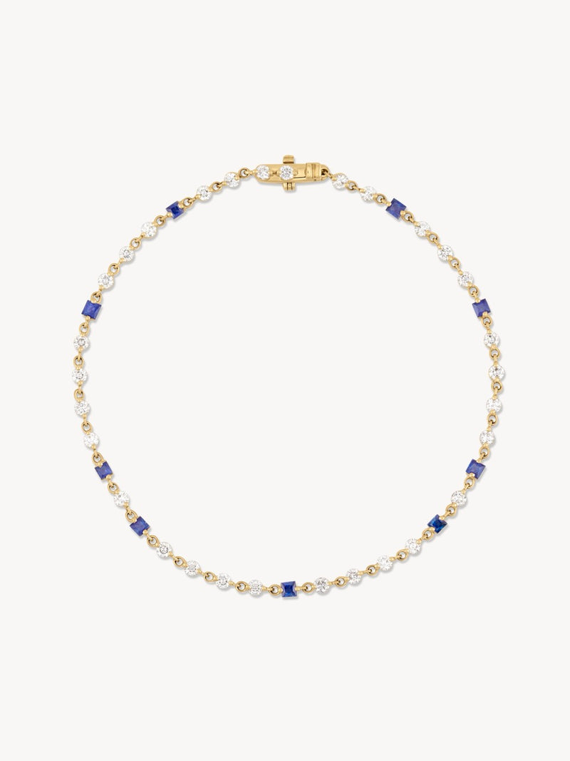 Wrapped in Sapphires and Diamonds Bracelet