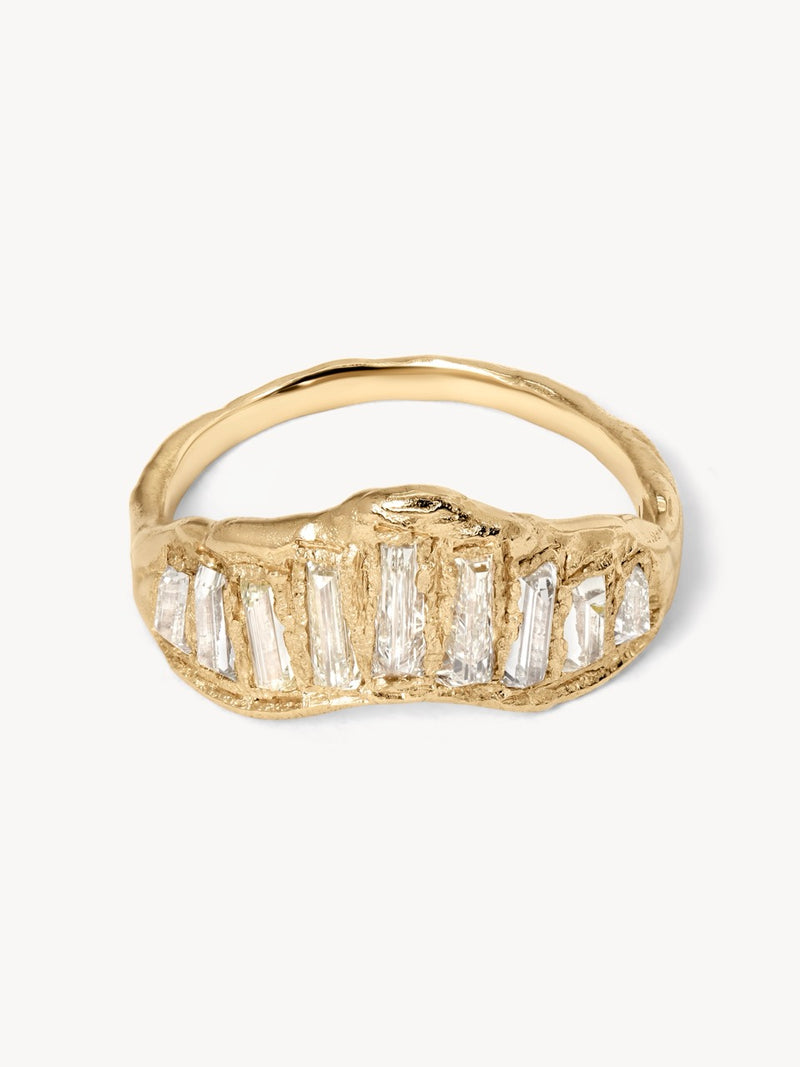 Lemon Baguette Diamond Ring