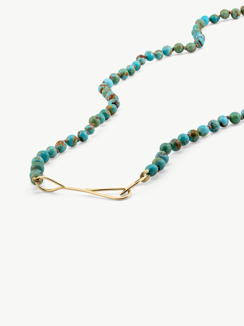 Hand-Knotted Turquoise Necklace