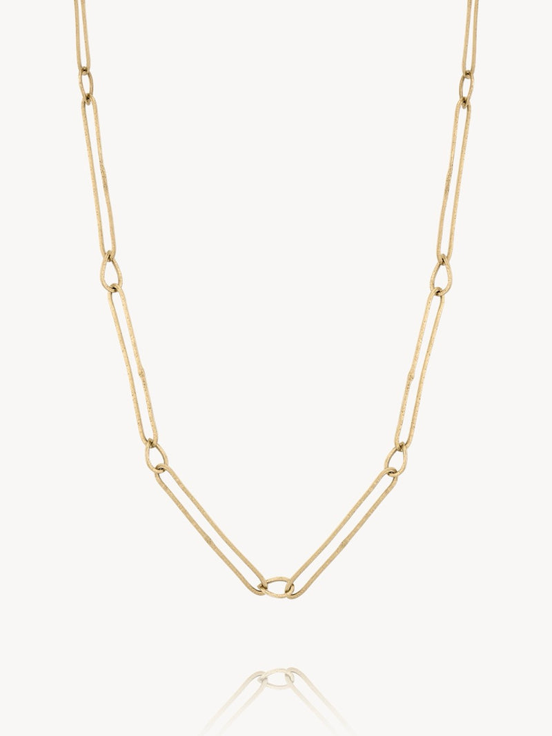 Mixed Metal Paper Clip Chain