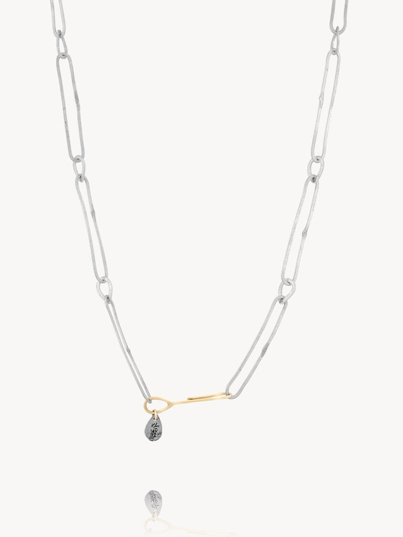 Mixed Metal Paper Clip Chain