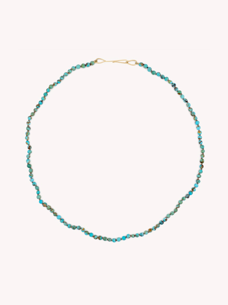 Hand-Knotted Turquoise Necklace