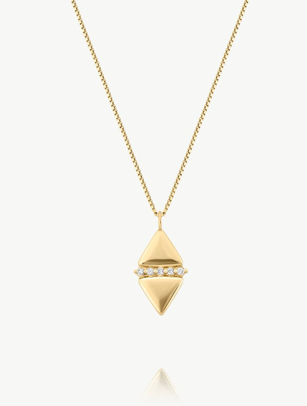 Triangle Diamond Necklace
