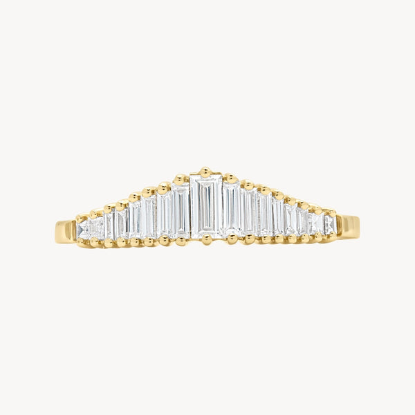 Art Deco Diamond Tiara Ring