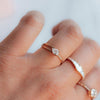 0.35ct Diamond Arrow Engagement Ring