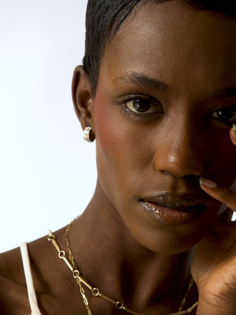 Diamond Tiered Huggies