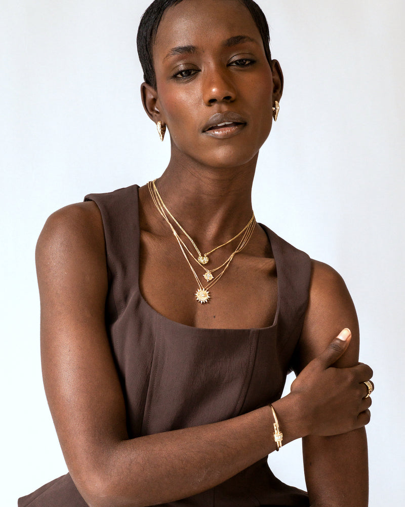 Puzzled Heart Friendship Necklace