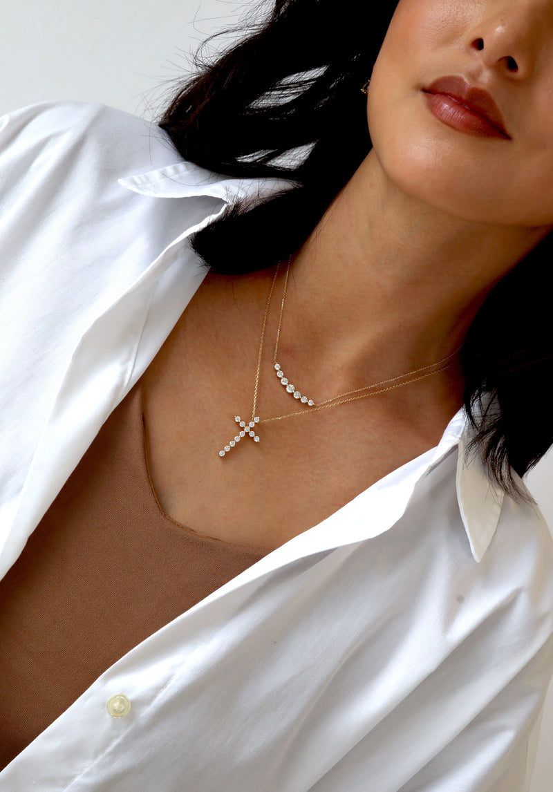 Diamond Cross Necklace