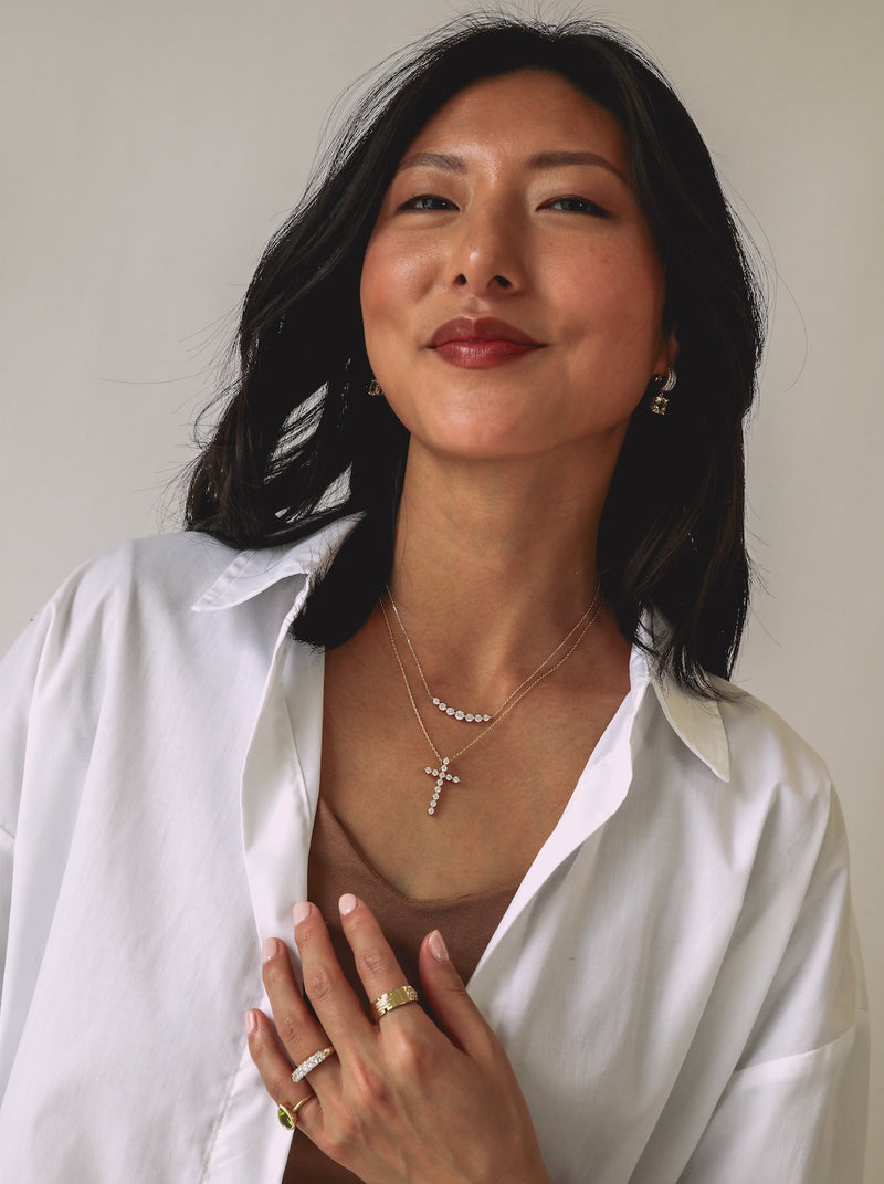 Diamond Cross Necklace