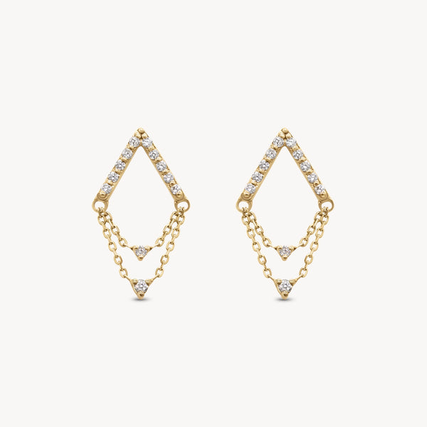 Chains of Diamond Earrings