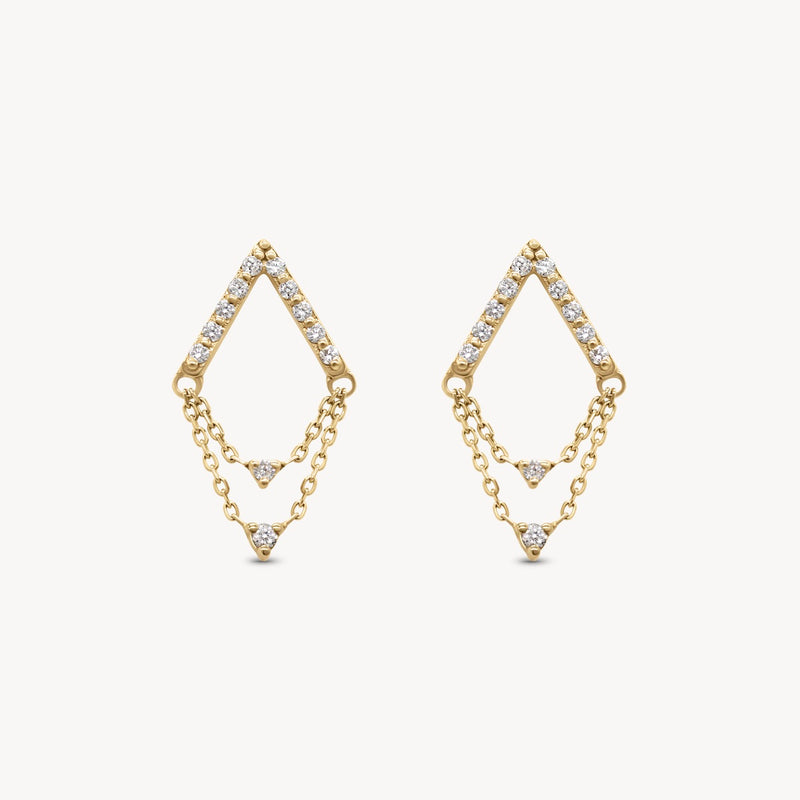 Chains of Diamond Earrings