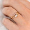 0.35ct Diamond Arrow Engagement Ring