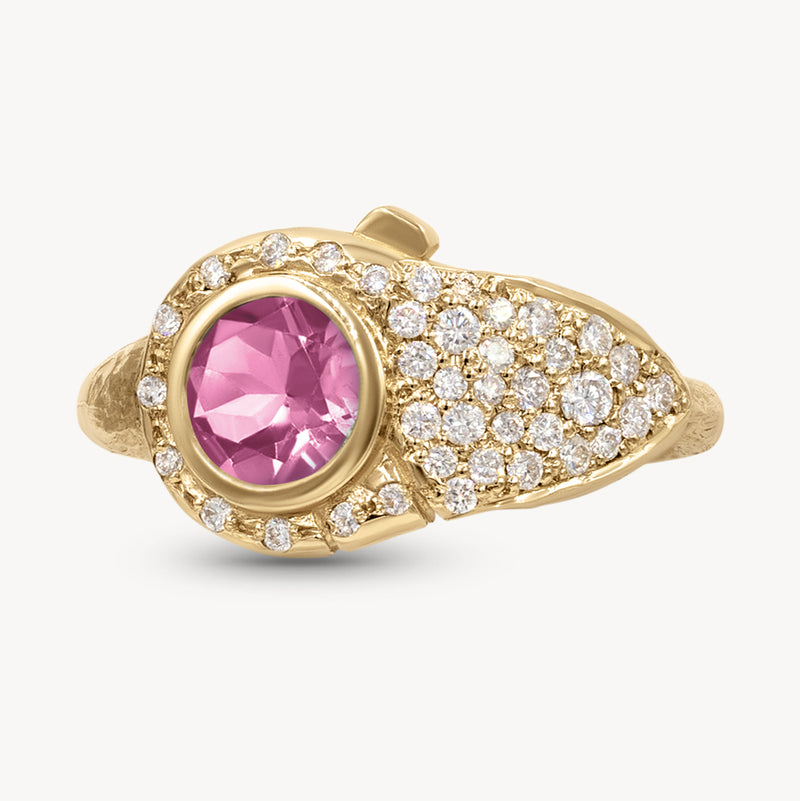 Birthstone Lock Ring