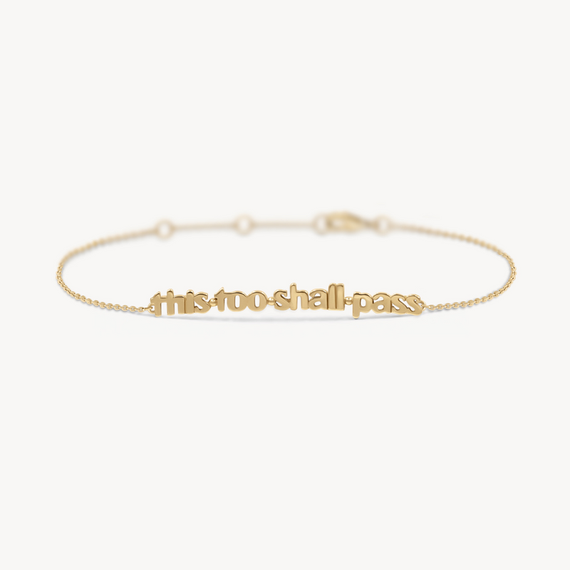 This Too Shall Pass Bracelet In 14K Yellow Gold Audry Rose This too shall pass bracelet in 14k yellow gold audry rose