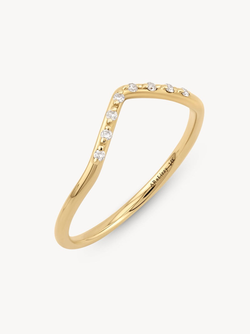 Pave Diamond V Band