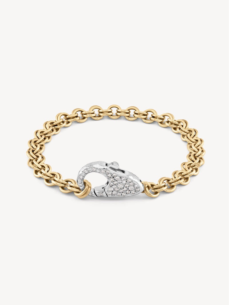 Rolo Chain Lock Bracelet