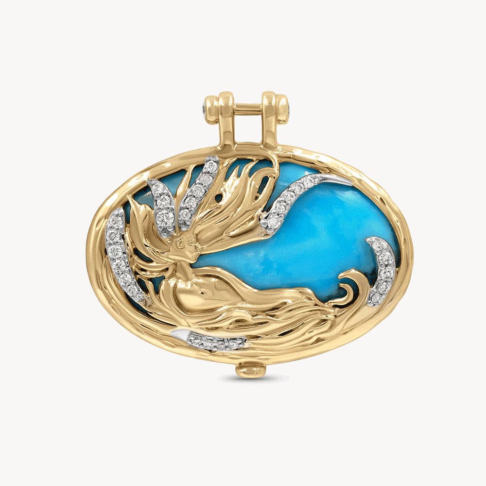Oval Sea Goddess Pendant