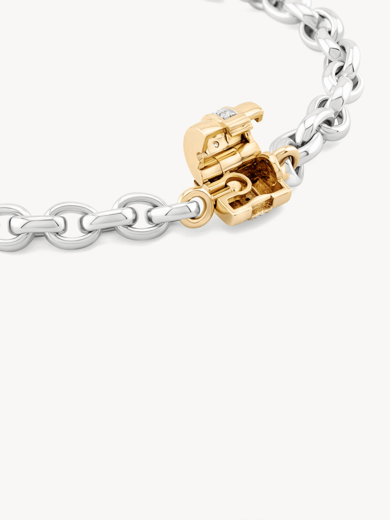 Golden Arc Chain Bracelet