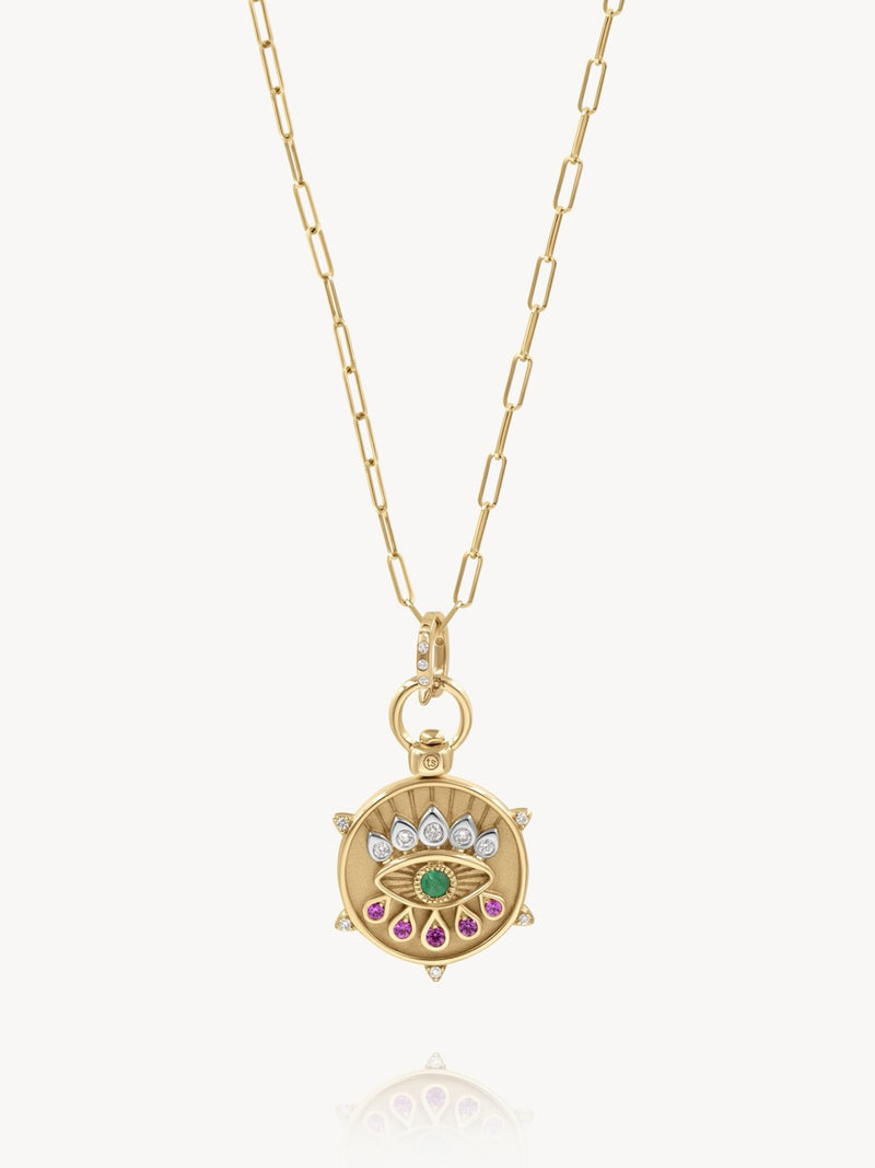 Hamsa and Evil Eye Double Sided Charm