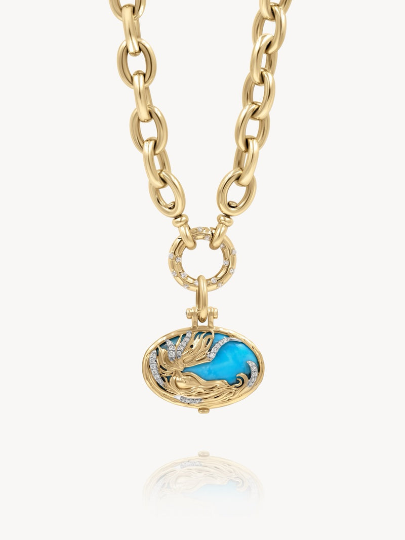 Oval Sea Goddess Pendant