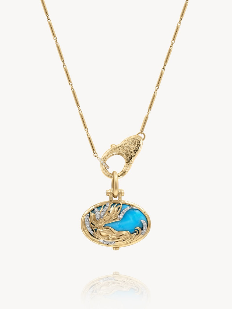 Oval Sea Goddess Pendant