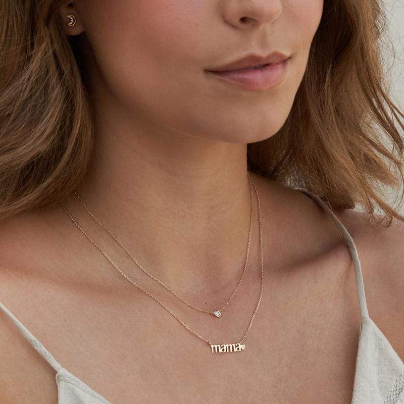 Rose Gold Mama Bear Necklace | Sincerely Silver