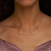 Diamond Starburst Charm Necklace