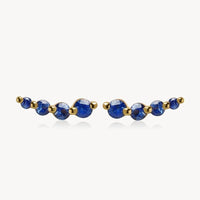 Curved Sapphire Studs