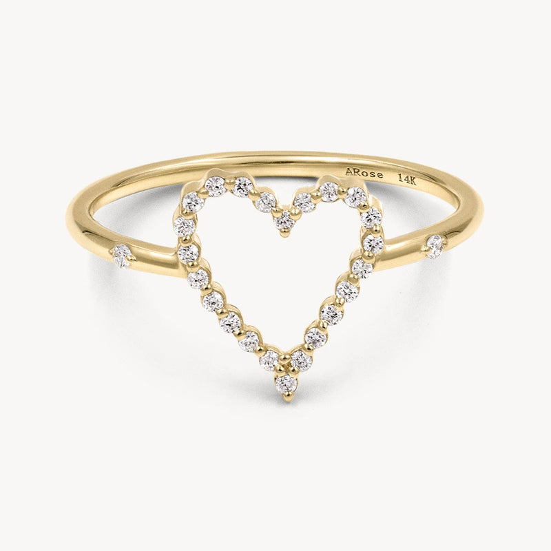 Diamond Heart Ring