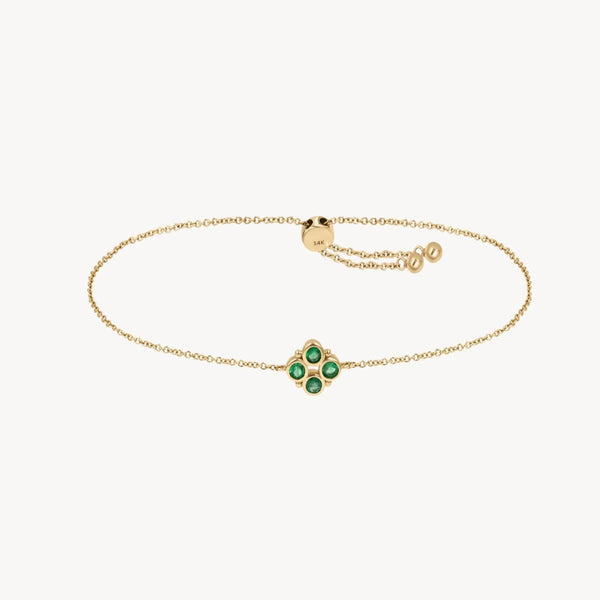 Emerald Quartet Bracelet