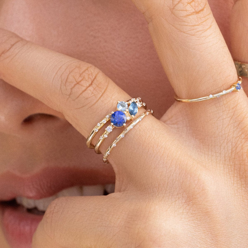 Ocean Starry Cluster Ring