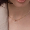 Mini Athena Number Charm Necklace