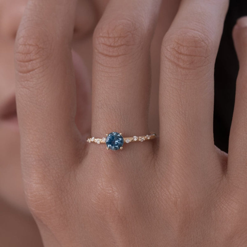 Starry Ocean Blues Ring