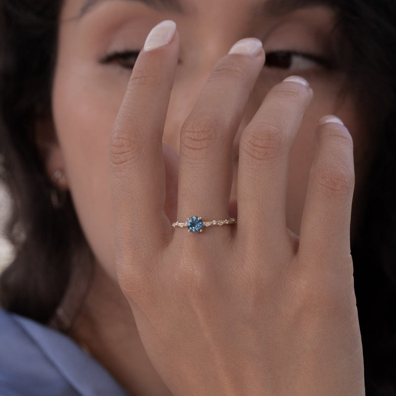 Starry Ocean Blues Ring