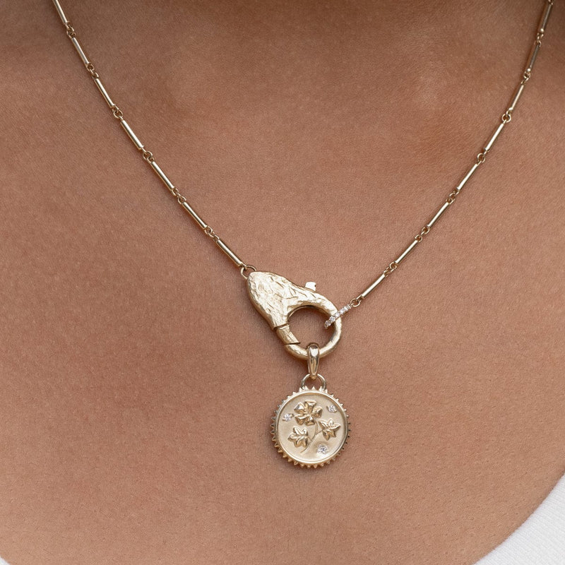 Wildflower Medallion Necklace