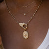 The Bee Medallion Necklace