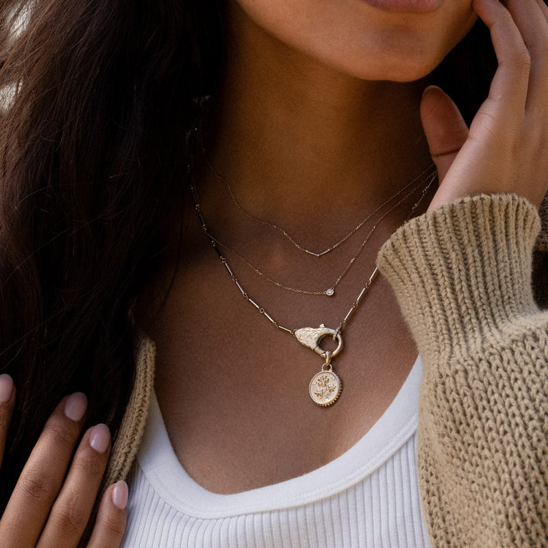 Wildflower Medallion Necklace