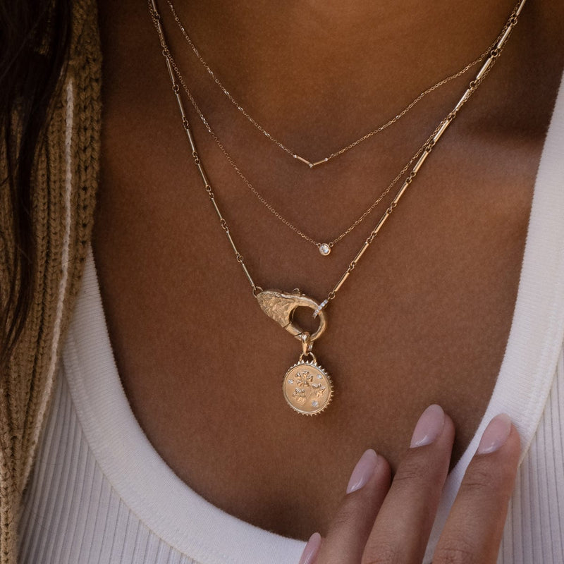 Wildflower Medallion Necklace