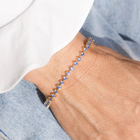 Lavender Sapphire Tennis Bracelet
