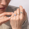 Gradient Baguette Diamond Ring
