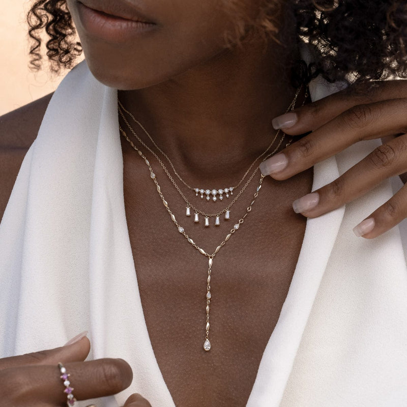 Diamond Ethereal Chain Lariat